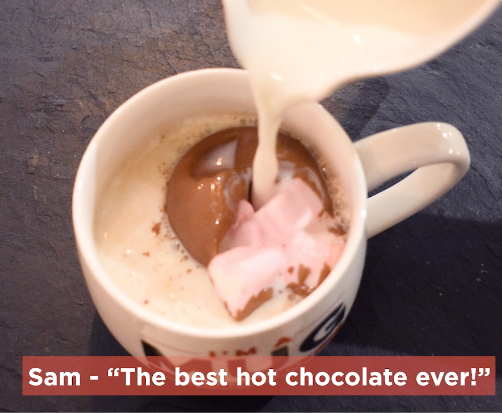 Hot Chocolate Bombe with Heart Marshmallows Review