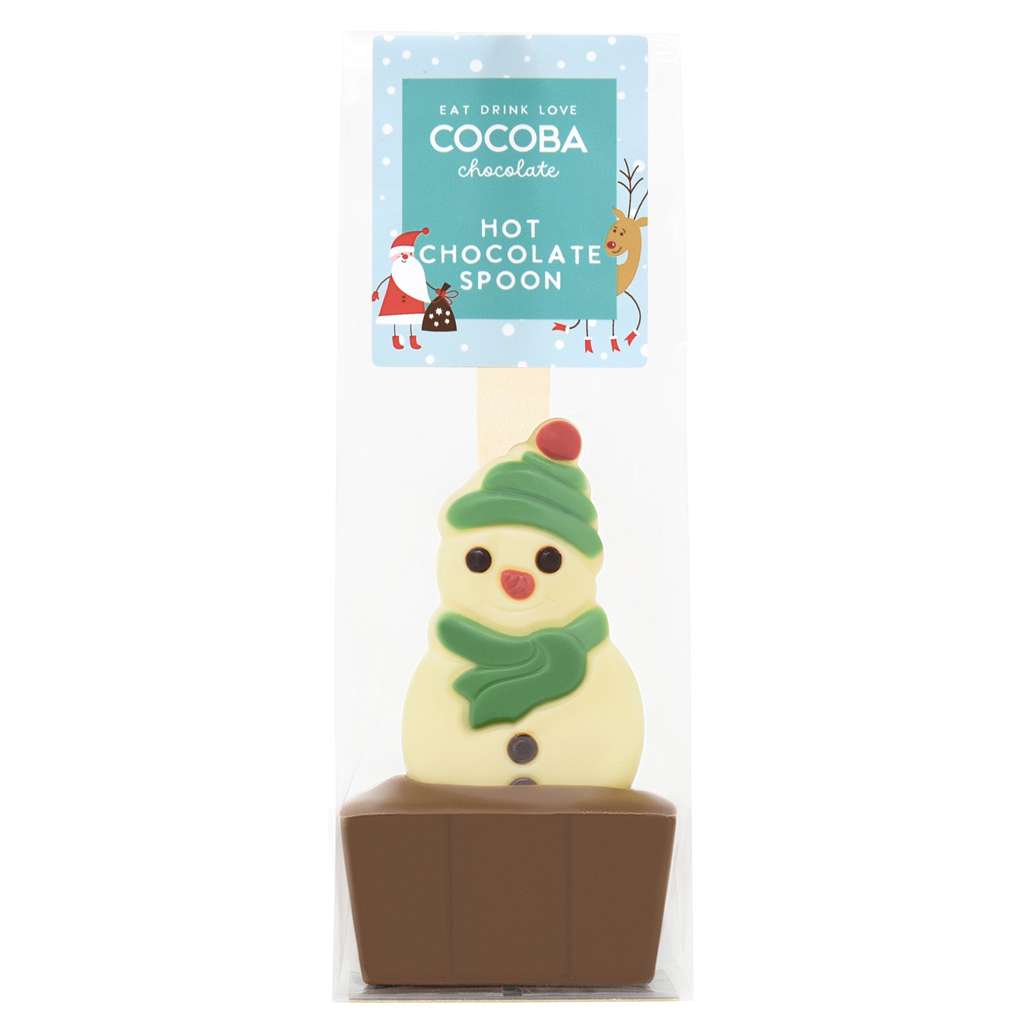 Christmas Snowman Milk Hot Chocolate Spoon