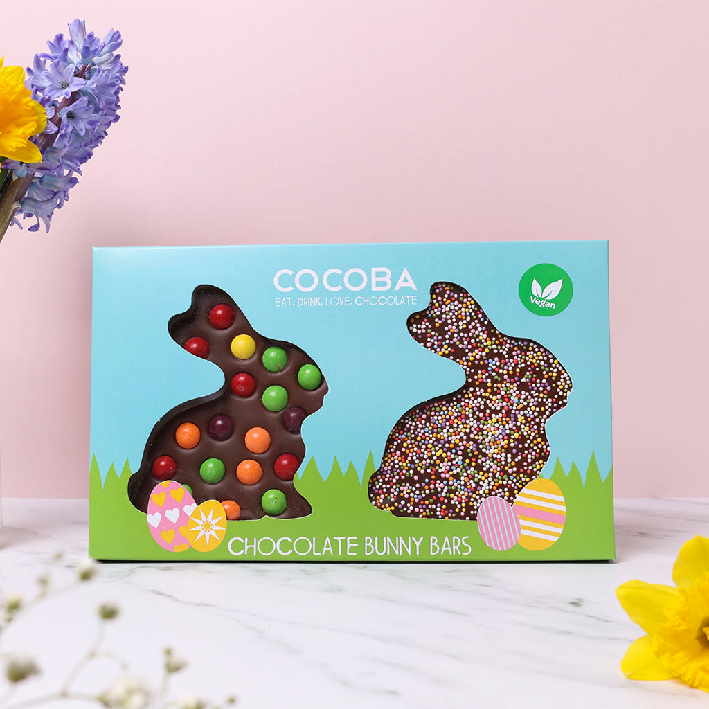Vegan Easter Bunny Chocolate Bar Gift Set