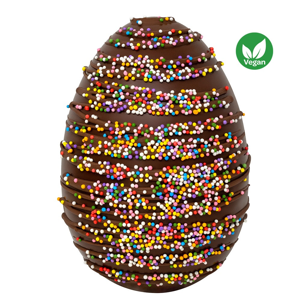 Vegan Chocolate Sprinkle Egg 250g Unwrapped
