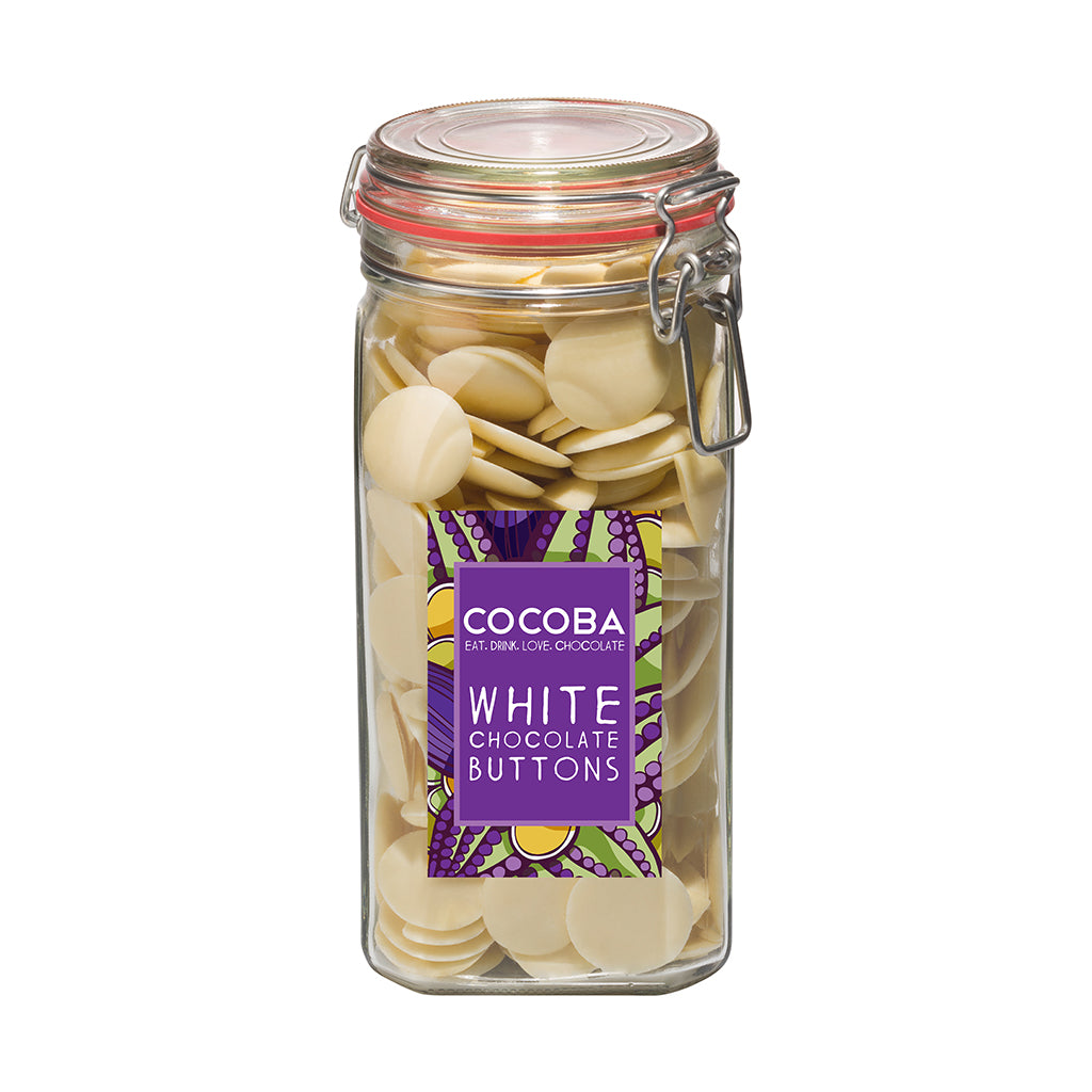 White Chocolate Buttons Giant Jar