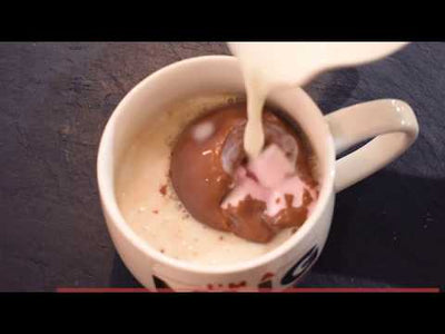 Heart Milk Chocolate Hot Chocolate Bombe Video