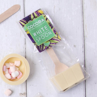 White Chocolate Hot Chocolate Spoon